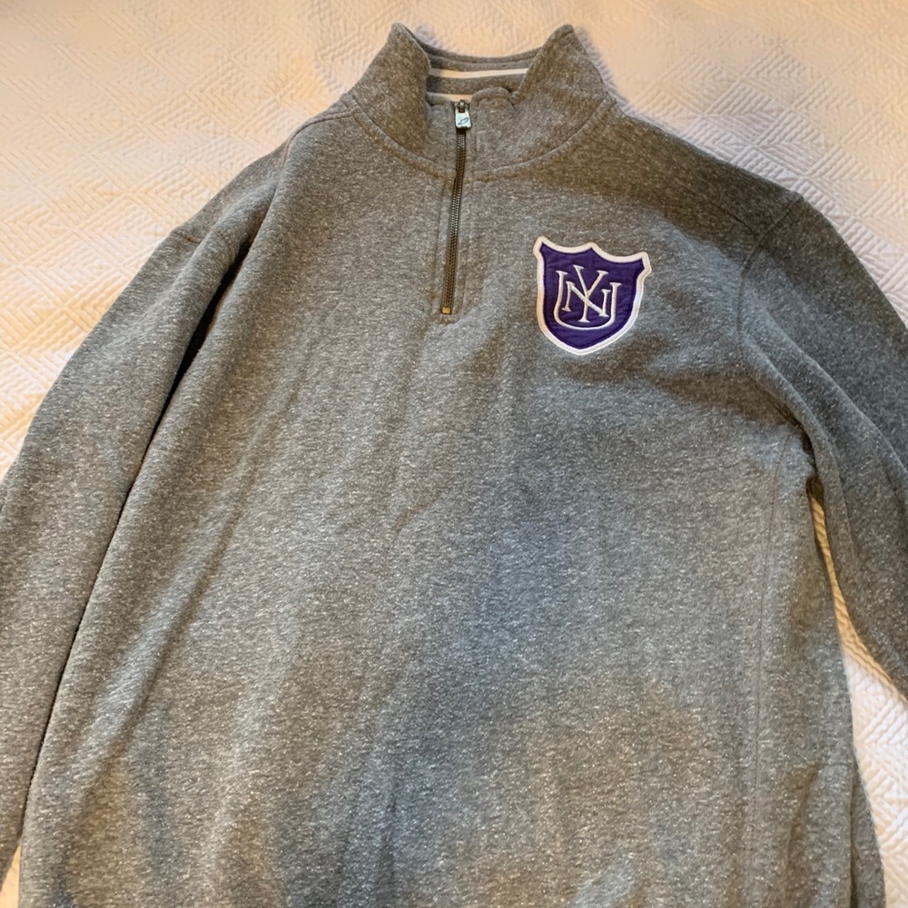 NYU 3/4 Zip Sweatshirt